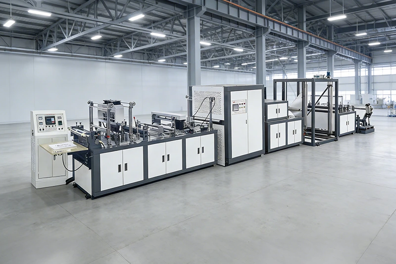 ¿Cuáles son las características de las máquinas para fabricar bolsas no tejidas?