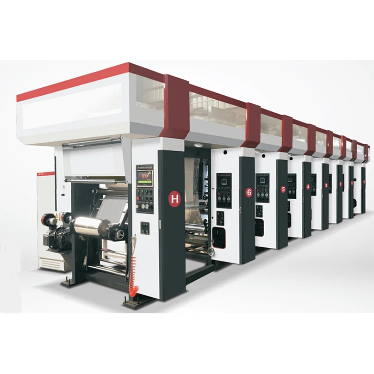 3-12 colores automatizaron el motor automático del vector de la impresora del huecograbado tres