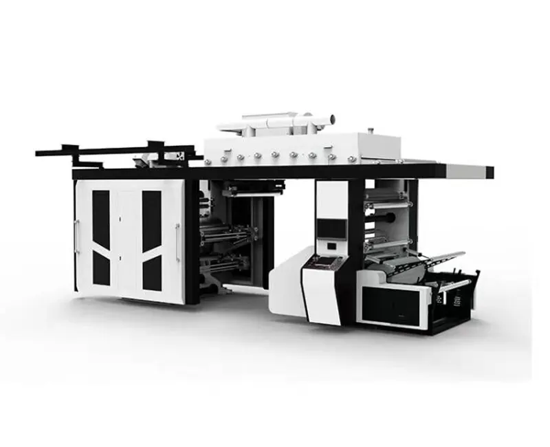 Prensa flexográfica de impresión central de 4 colores