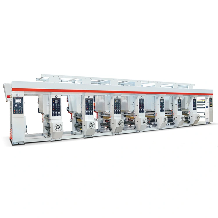 Máquina de impresión de tinta de huecograbado de 7 colores