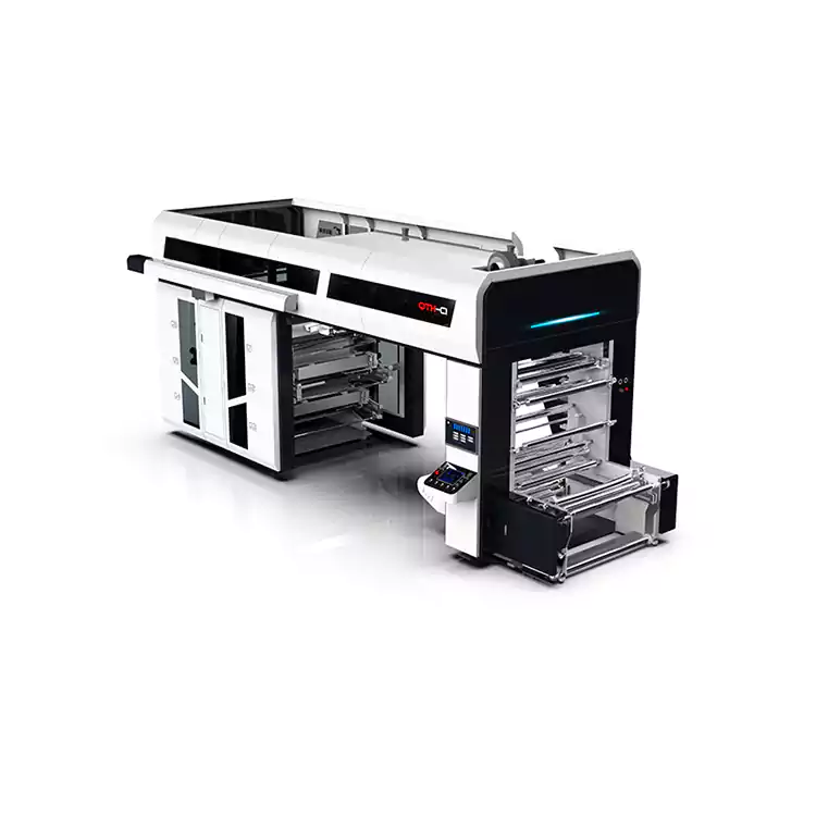 Maquinaria de impresión flexográfica de plástico flexográfica de 6 colores de tambor central