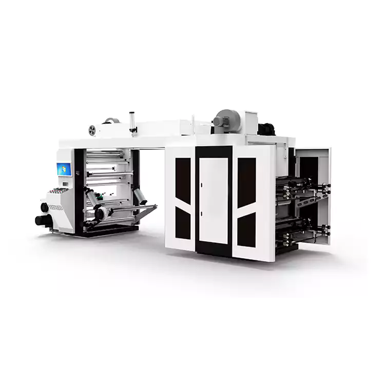 Máquina de impresión flexográfica tipo pila de alta velocidad